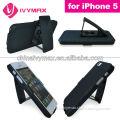 multifunctional phone case for iphone 5 hoster clip case